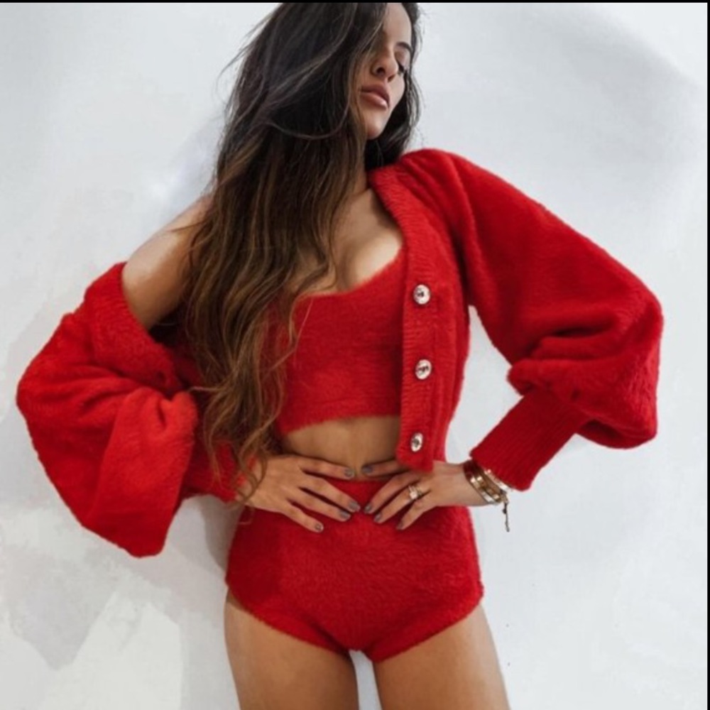 For Love & Lemons Fiona Cardigan Sweater BRAND NEW